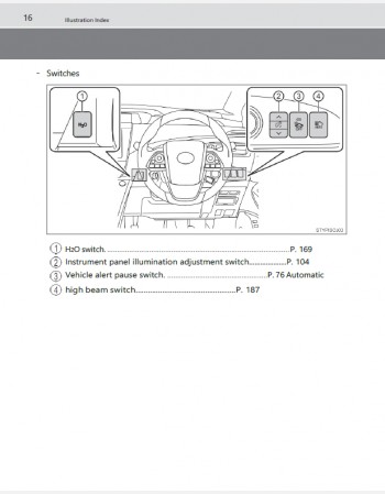 toyota mirai 2015 2016 2017& 2018 owners manual